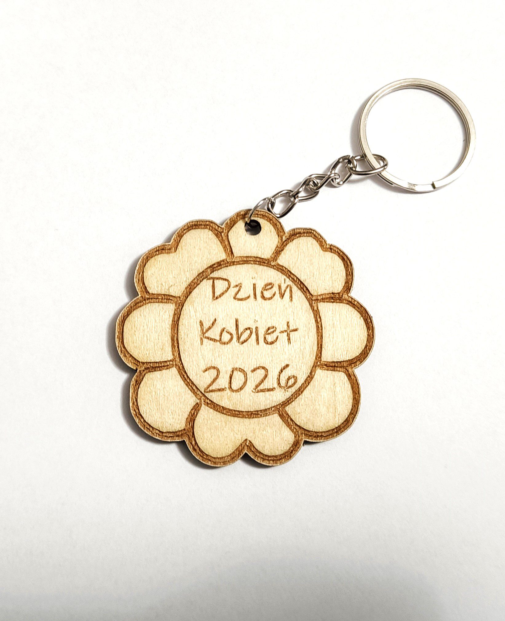 Brelok do kluczy Stokrotka 5cm - obrazek 3