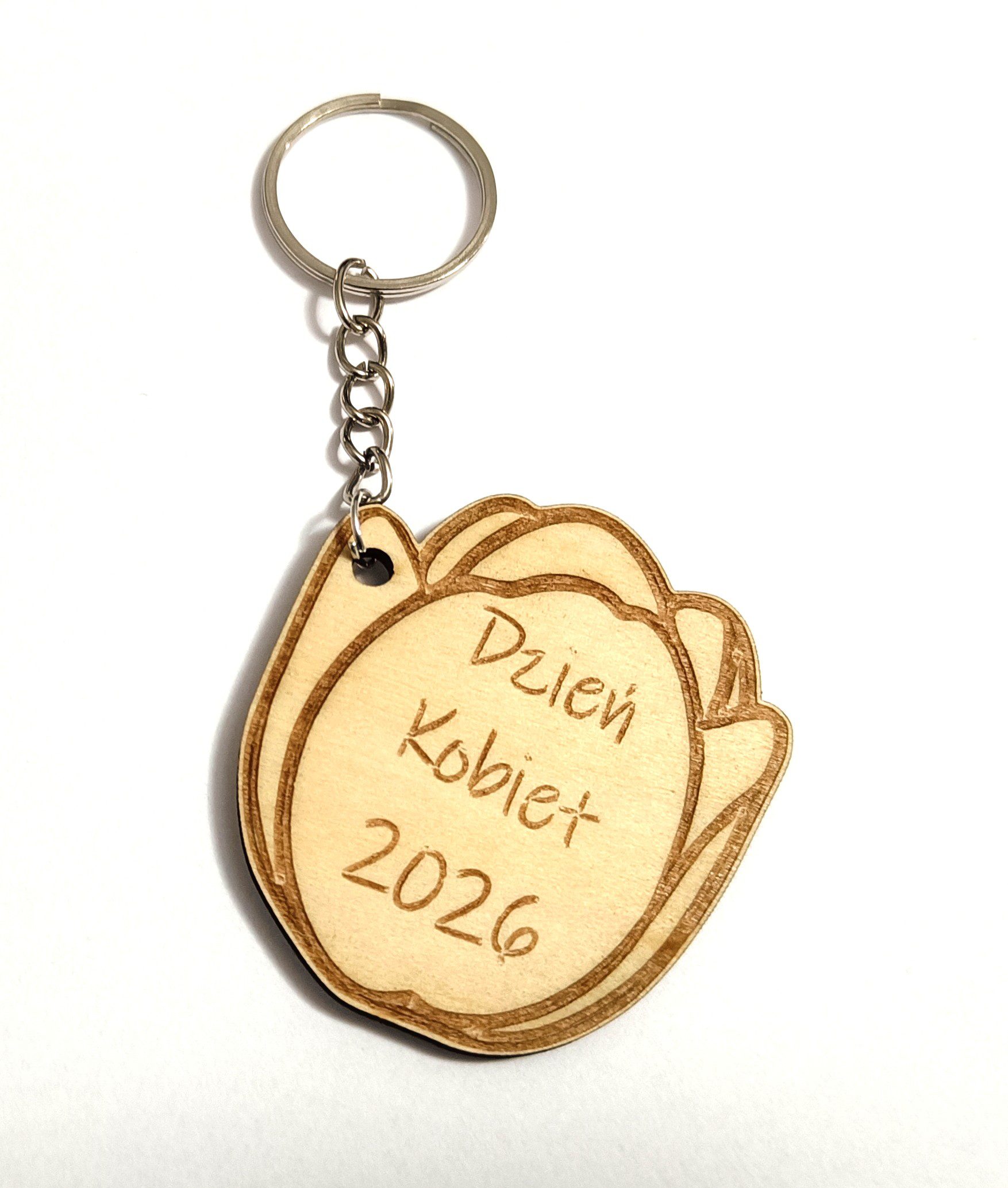 Brelok do kluczy Tulipan - 5cm - obrazek 3