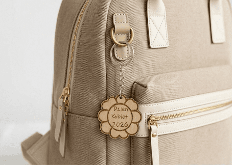 Brelok do kluczy Stokrotka 5cm - obrazek 2