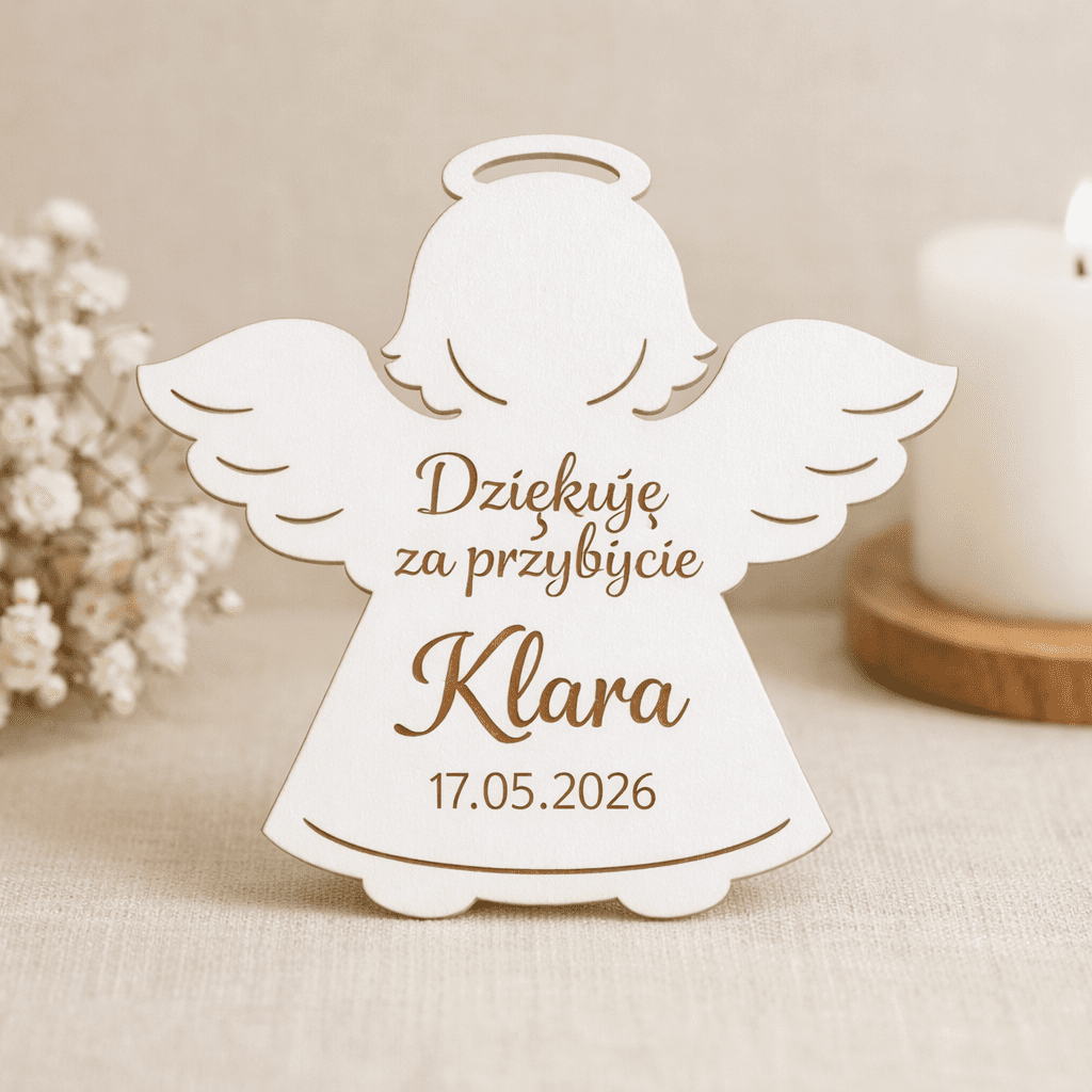 Aniołek komunijny - podziękowanie 10cm - obrazek 3