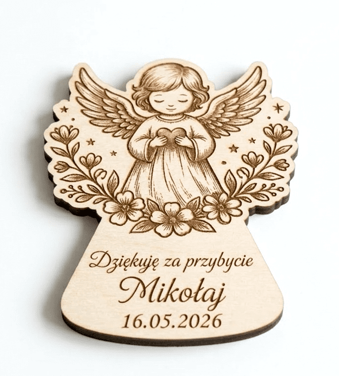 Aniołek komunijny - podziękowanie 10cm