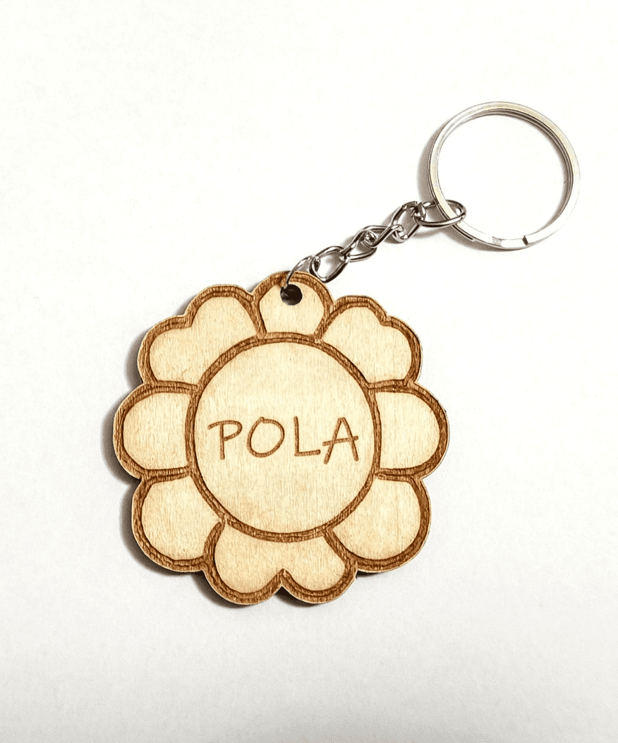 Brelok do kluczy Stokrotka 5cm