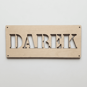 Tabliczka imienna 35x20cm