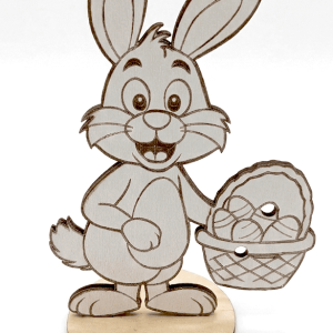 Zając wielkanocny z podstawką 18cm